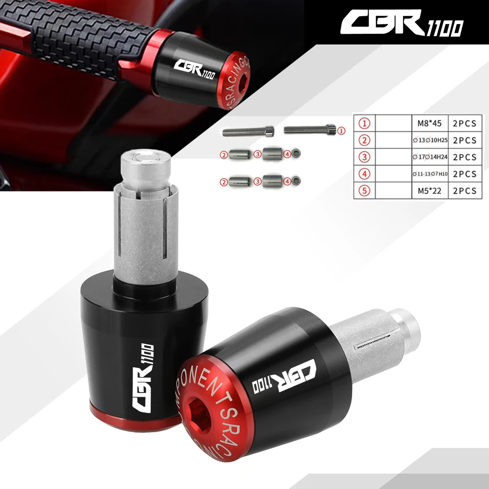 For HONDA CBR1100XX BLACKBIRD CBR 1100 XX Motorcycle 7/8'' 22mm handle bar grips ends 1997 1998 1999 2000 2001 2002 2003-2007
For HONDA CBR1100XX BLACKBIRD CBR 1100 XX Motorcycle 7/8'' 22mm handle bar grips ends 1997 1998 1999 2000 2001 2002 2003-2007