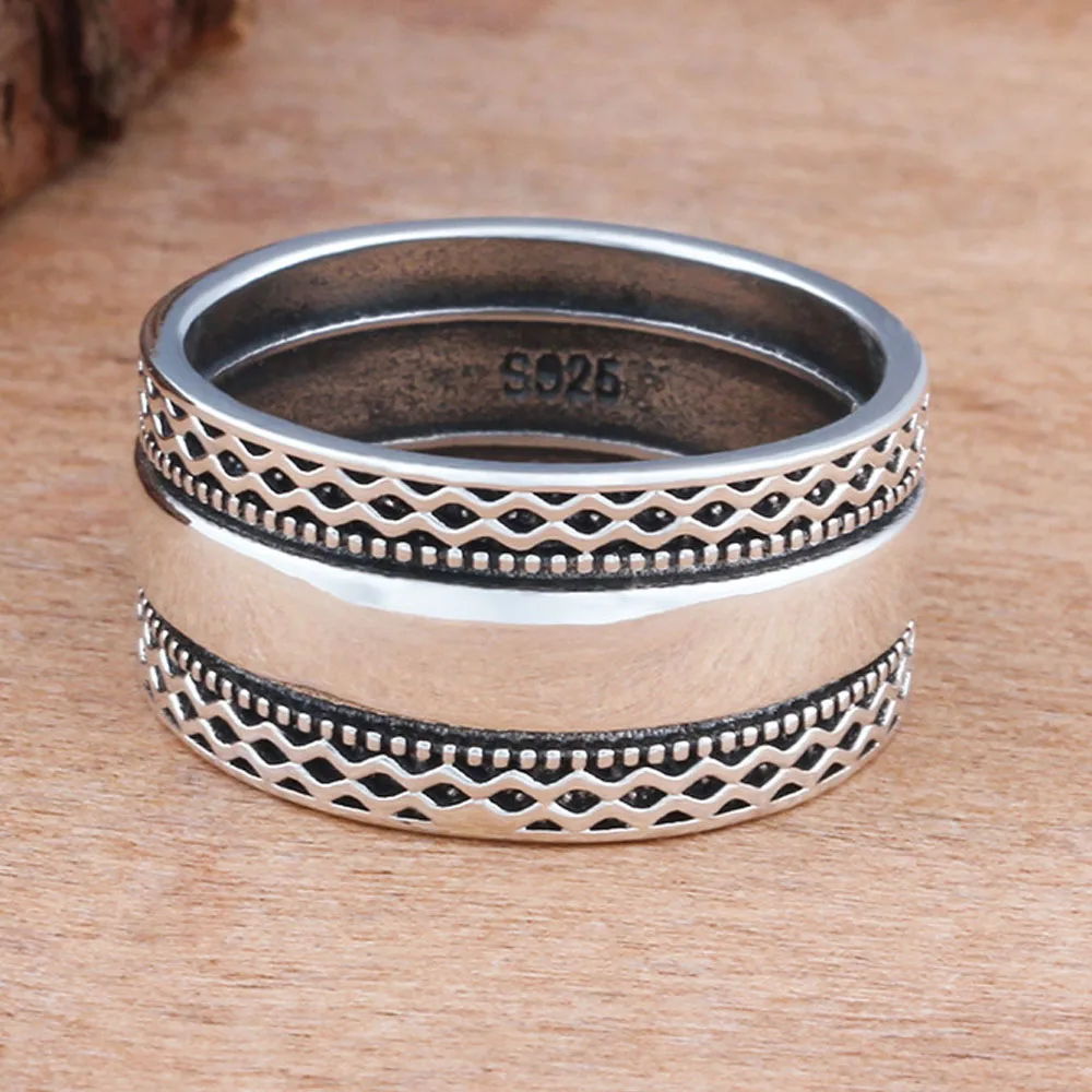 Mifeiya Vintage Thai Silver Color Corrugated Cross Circle Unisex Rings for Men Women Finger Engagement Party Jewelry Whole Sale
Mifeiya Vintage Thai Silver Color Corrugated Cross Circle Unisex Rings for Men Women Finger Engagement Party Jewelry Whole Sale