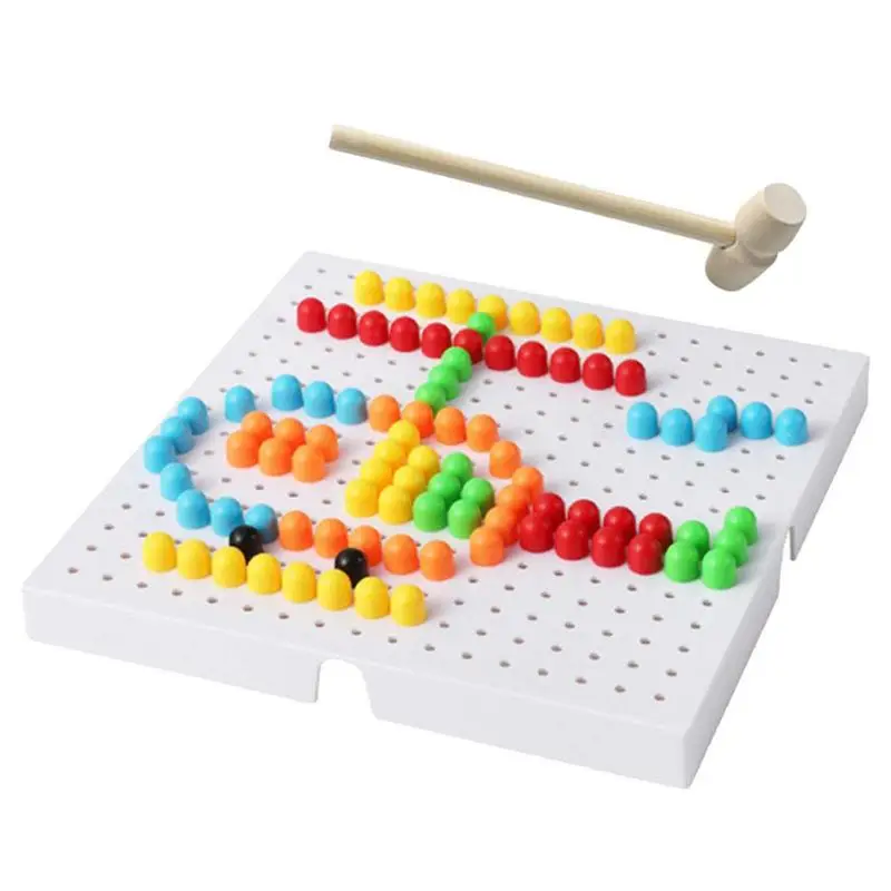 Kids Pegboard Toy Color Matching Pegboard Building Block Toys With Nails Hammers Montessori Interactive Color Matching Pegboard
Kids Pegboard Toy Color Matching Pegboard Building Block Toys With Nails Hammers Montessori Interactive Color Matching Pegboard