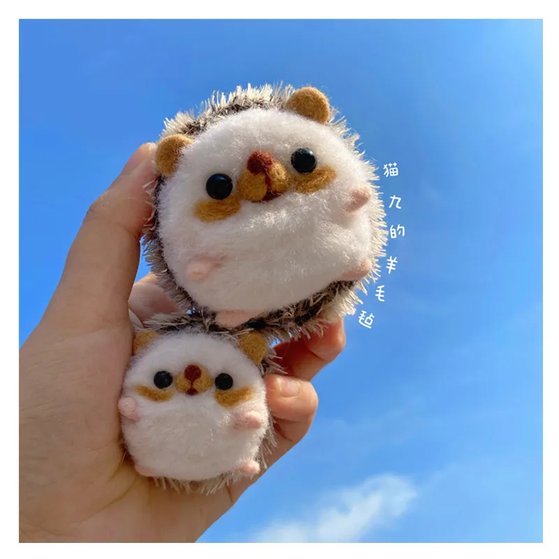 Little Hedgehog doll pendant car wool needlepoint kit wool felt needle felting pendant craft needlecraft DIY gift idea
Little Hedgehog doll pendant car wool needlepoint kit wool felt needle felting pendant craft needlecraft DIY gift idea