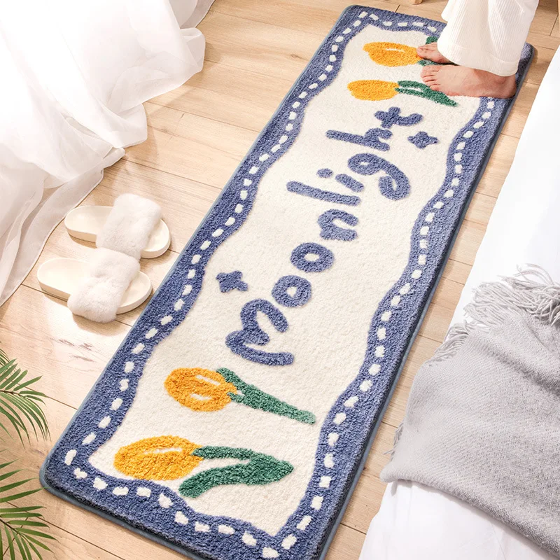 Bedside Rug Thickened Flocking Microfiber Floor Mat Bedroom Decorative Carpet Tatami Bay Window Mat Non-slip Absorbent Bath Mat
Bedside Rug Thickened Flocking Microfiber Floor Mat Bedroom Decorative Carpet Tatami Bay Window Mat Non-slip Absorbent Bath Mat