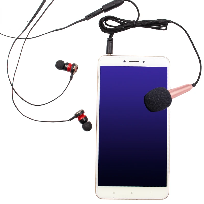 New Fashion For Smart Phone Laptop PC Desktop Handheld Audio Microphone 3.5mm Stereo Studio Mic KTV Karaoke Mini Microphone 
New Fashion For Smart Phone Laptop PC Desktop Handheld Audio Microphone 3.5mm Stereo Studio Mic KTV Karaoke Mini Microphone
