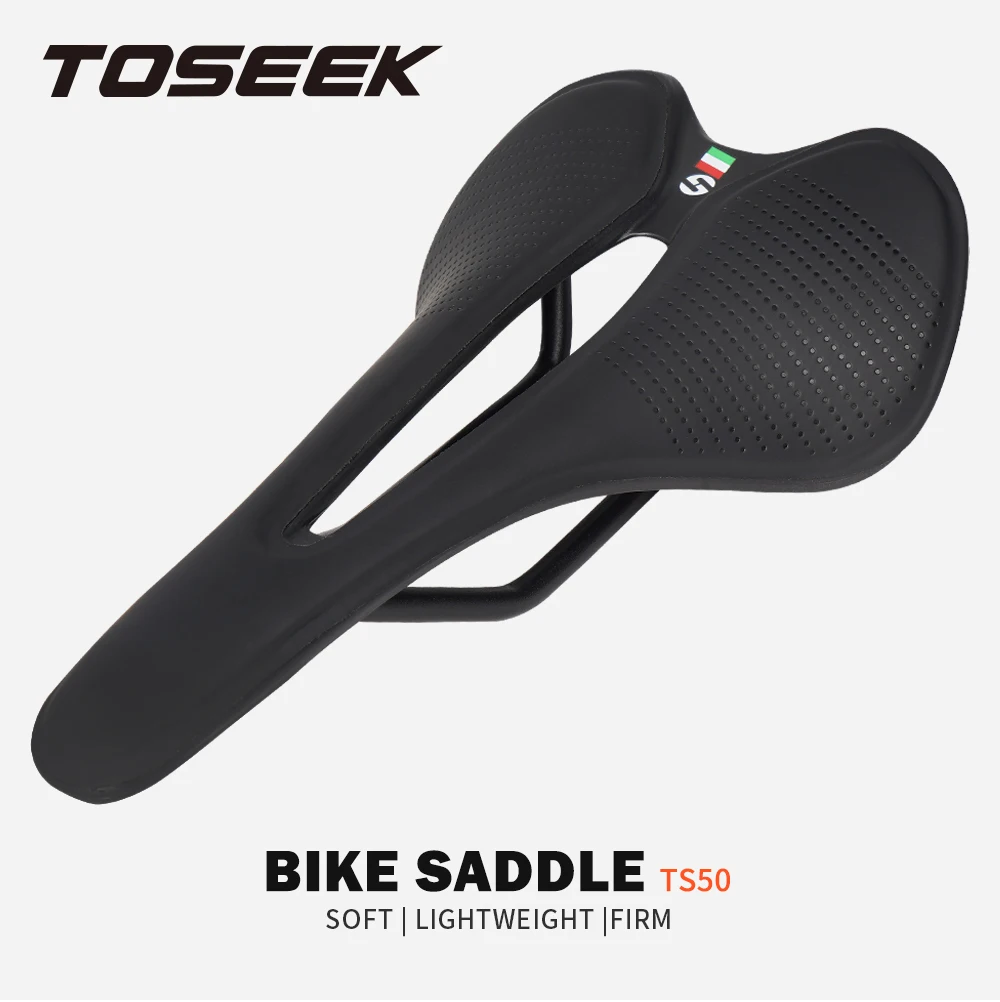 Toseek Bicycle Seat Cushion Ultralight Road MTB Saddle Comfortable Breathable Bike Saddle for Long Distance Cycling
Toseek Bicycle Seat Cushion Ultralight Road MTB Saddle Comfortable Breathable Bike Saddle for Long Distance Cycling