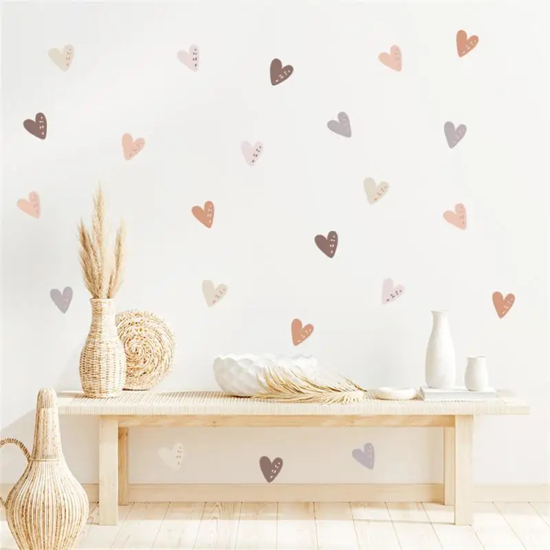 36pcs Heart Shape Wall Stickers Trendy Boho Style Bohemian Wall Decals For Living Room Bedroom Nursery Room Kids Room Home Decor
36pcs Heart Shape Wall Stickers Trendy Boho Style Bohemian Wall Decals For Living Room Bedroom Nursery Room Kids Room Home Decor