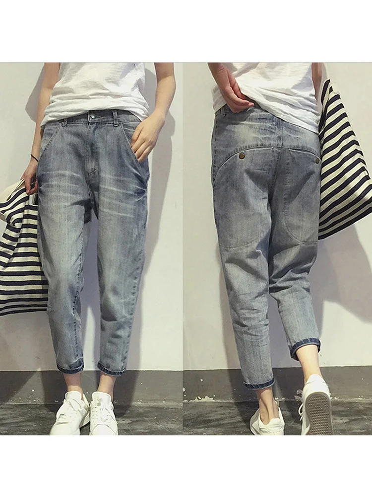 Women's Jeans Spring Korean Style Loose Office Ladies Streetwear Solid Color Light Blue Elastic Bleach Scratch Denim Pants
Women's Jeans Spring Korean Style Loose Office Ladies Streetwear Solid Color Light Blue Elastic Bleach Scratch Denim Pants