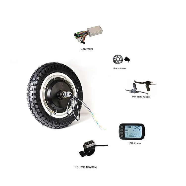 Full conversion kit 12 inch electric hub motor ,controller , throttle for electric bicycle
Full conversion kit 12 inch electric hub motor ,controller , throttle for electric bicycle