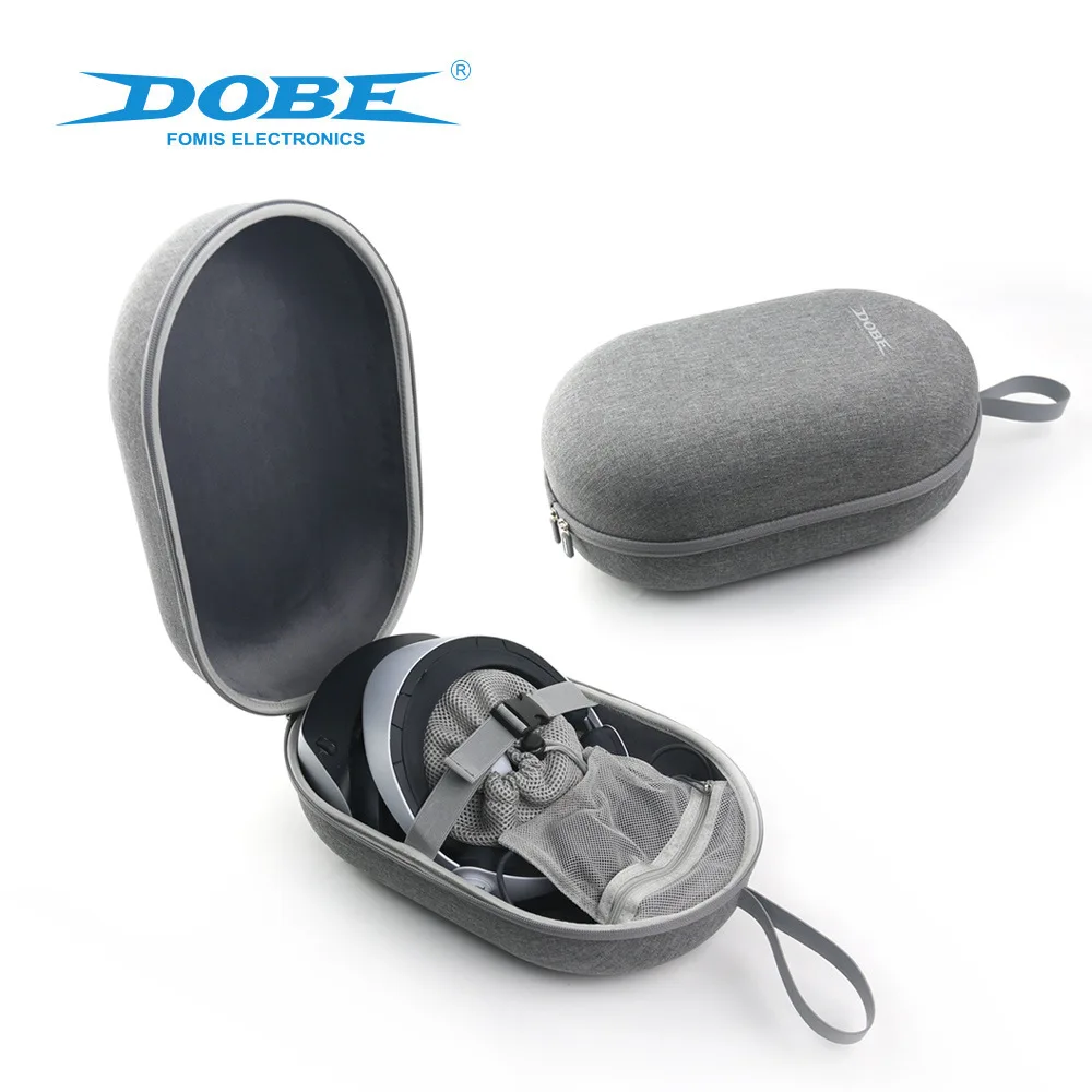 

DOBE Tp5-2521 Portable Suitcase Zipper Storage Bag Vr Helmet Handle Travel Carrying Case Compatible For Ps Vr2