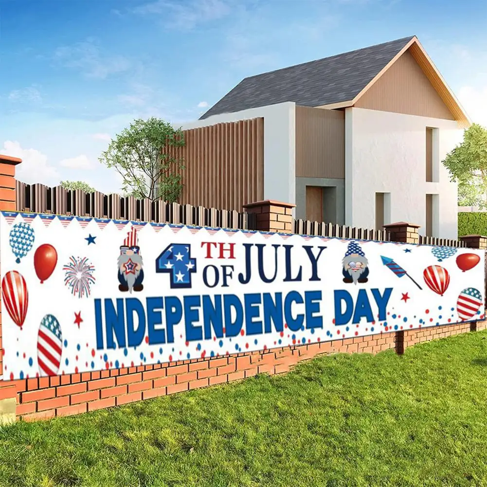 Unique Happy 4th of July Printing Reusable Patriotic Large Outdoor Banner Independence Day Poster Household Supply
Unique Happy 4th of July Printing Reusable Patriotic Large Outdoor Banner Independence Day Poster Household Supply
