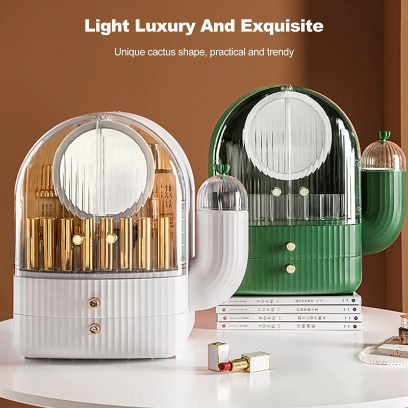 Big Capacity Fashion and Beautiful Cactus Anti-Dust Makeup Organizer Desk Drawers Jewelry Cosmetic Storage Box
Big Capacity Fashion and Beautiful Cactus Anti-Dust Makeup Organizer Desk Drawers Jewelry Cosmetic Storage Box
