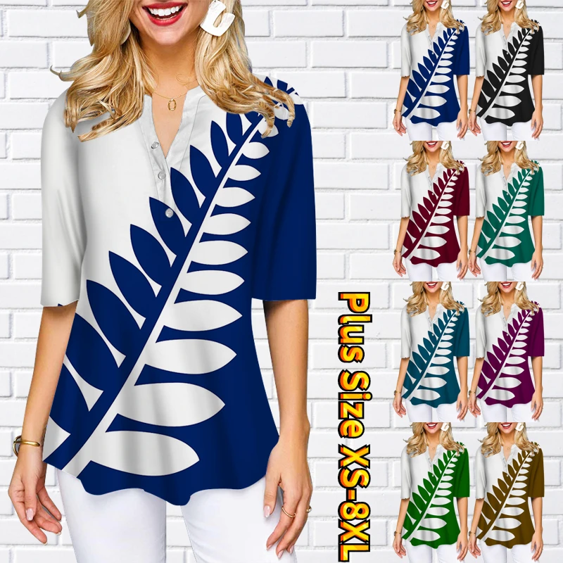 2023 Women's Casual Half Sleeved Summer Women's T-shirt 3D Printed Button Top Loose Fitting T-shirt V-neck Women's Pullover Top
2023 Women's Casual Half Sleeved Summer Women's T-shirt 3D Printed Button Top Loose Fitting T-shirt V-neck Women's Pullover Top