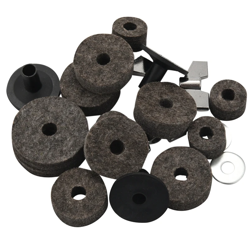 21Pcs Cymbal Replacement Accessories Cymbal Stand Sleeves Cymbal Felts With Cymbal Washer & Base Wing Nuts Replacement For Drum
21Pcs Cymbal Replacement Accessories Cymbal Stand Sleeves Cymbal Felts With Cymbal Washer & Base Wing Nuts Replacement For Drum