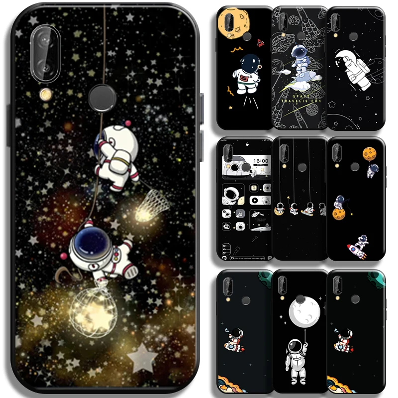 Fashion Cute Astronaut Phone Case For Huawei P20 Pro P20 Lite Liquid Silicon Funda Carcasa TPU Coque Cover Cases
Fashion Cute Astronaut Phone Case For Huawei P20 Pro P20 Lite Liquid Silicon Funda Carcasa TPU Coque Cover Cases