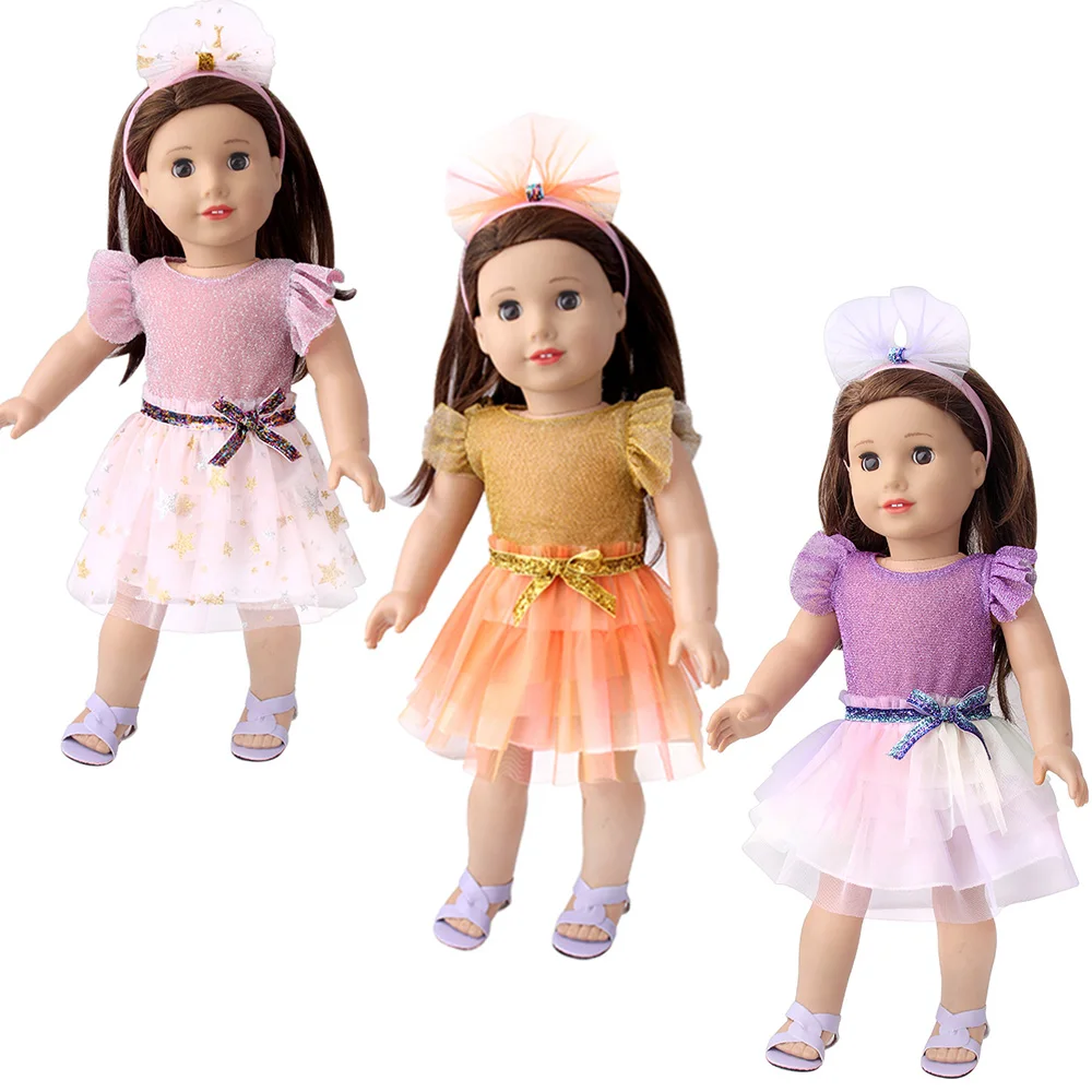 18 Inch American Doll Girl Clothes Purple Lace Skirt and Hairband Fit 43Cm Reborn Baby Toy Doll Accessories Girl's DIY Gifts
18 Inch American Doll Girl Clothes Purple Lace Skirt and Hairband Fit 43Cm Reborn Baby Toy Doll Accessories Girl's DIY Gifts