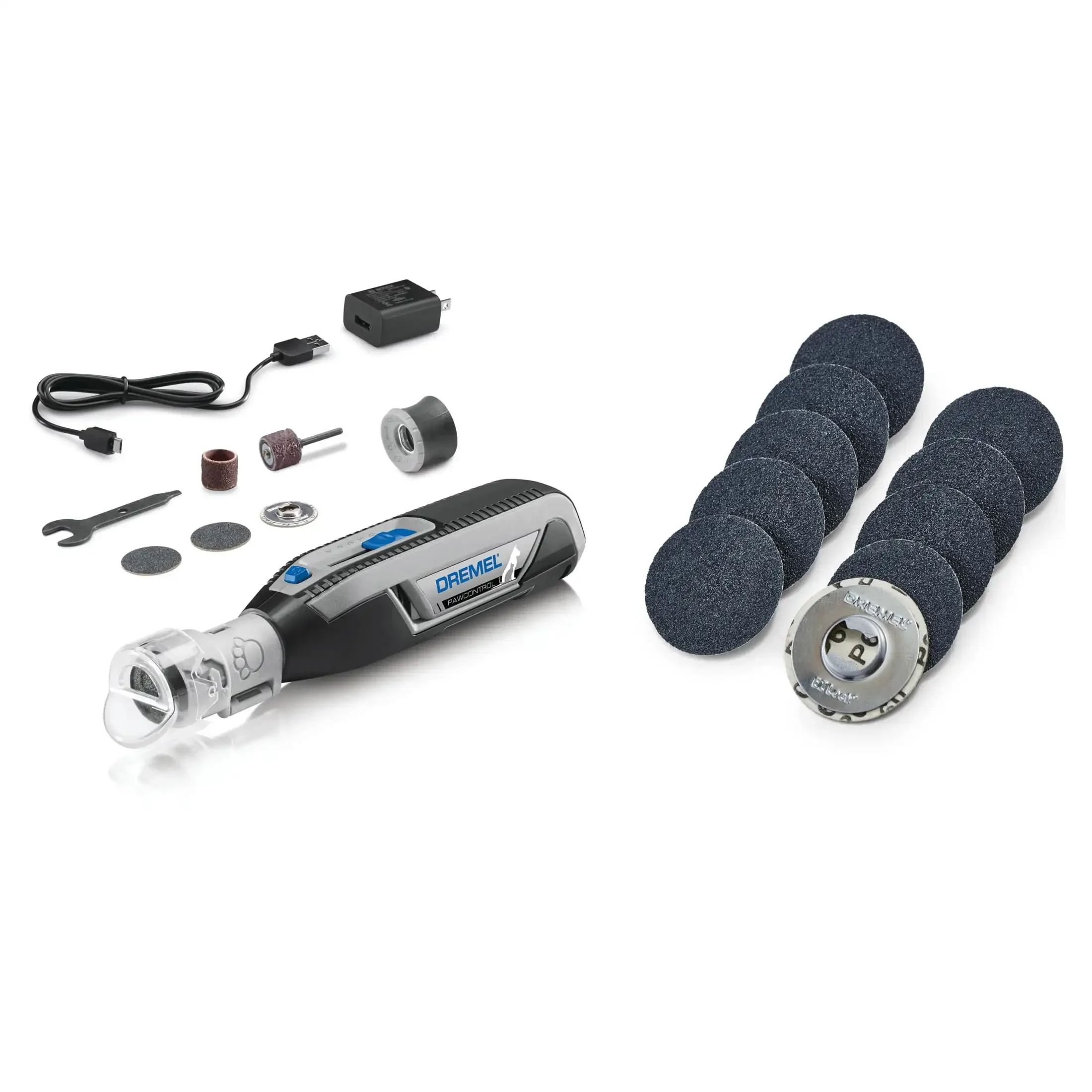 Dremel 7760-PGK 4-вольтовый беспроводной роторный набор для ухода за собаками и кошками с 10 дополнительными дисками для ухода за животными
Dremel 7760-PGK 4-вольтовый беспроводной роторный набор для ухода за собаками и кошками с 10 дополнительными дисками для ухода за животными