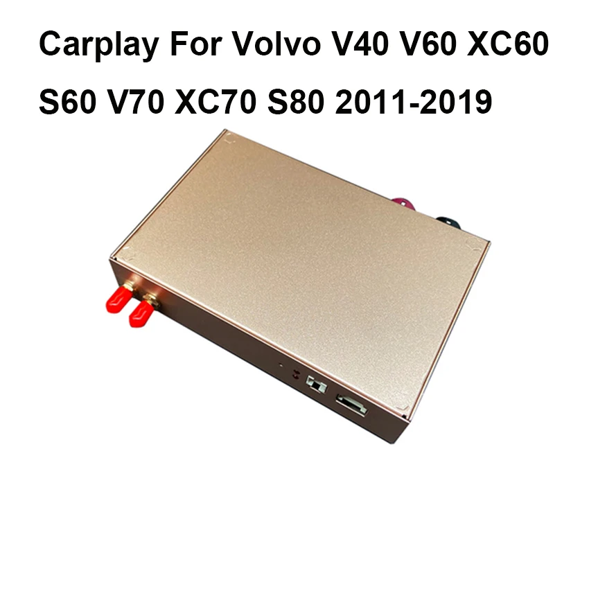 

Wireless Apple Carplay Android Auto Interface Decoder For Volvo 2011-2019 XC60 S60 V40 V60 XC70 S80 C5 Volvo Carplay