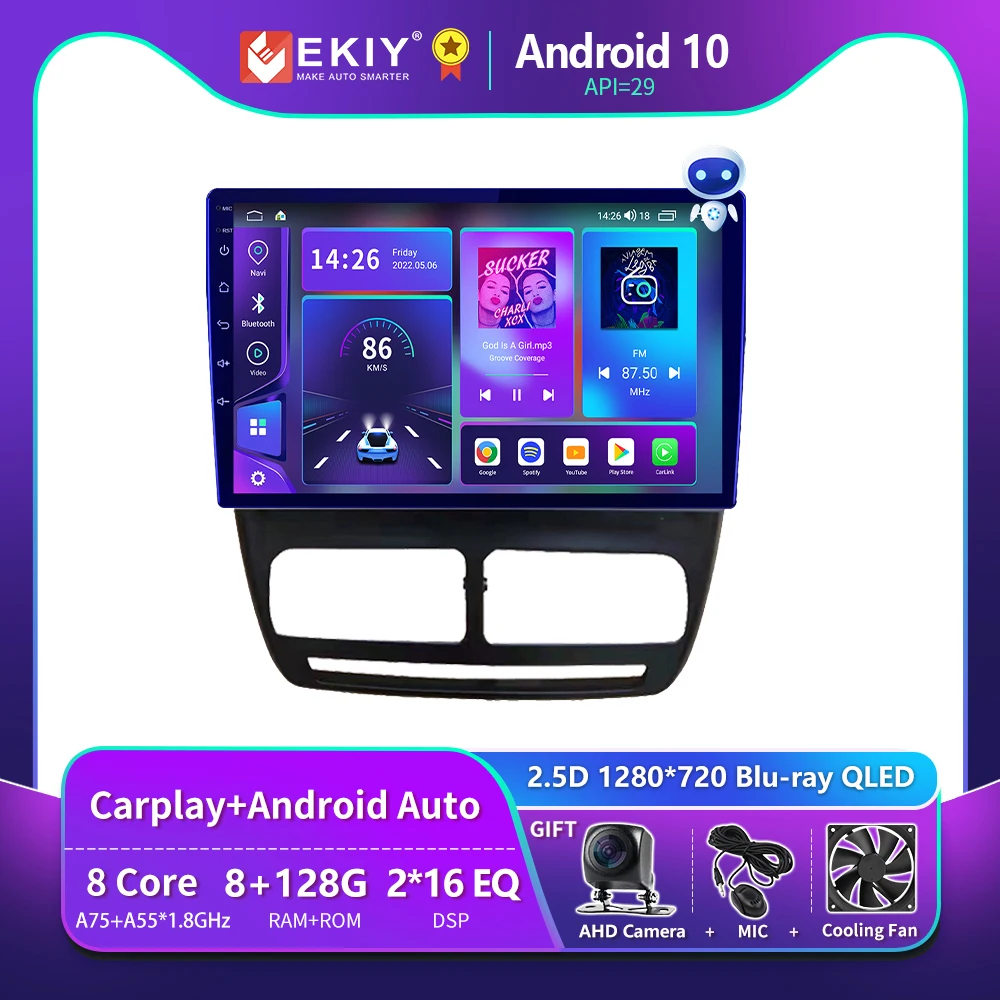 EKIY T900 For FIAT Doblo Opel Combo Tour 2010-2015 Car Radio Multimedia Video Player Navigation GPS Android Auto Stereo Carplay
EKIY T900 For FIAT Doblo Opel Combo Tour 2010-2015 Car Radio Multimedia Video Player Navigation GPS Android Auto Stereo Carplay