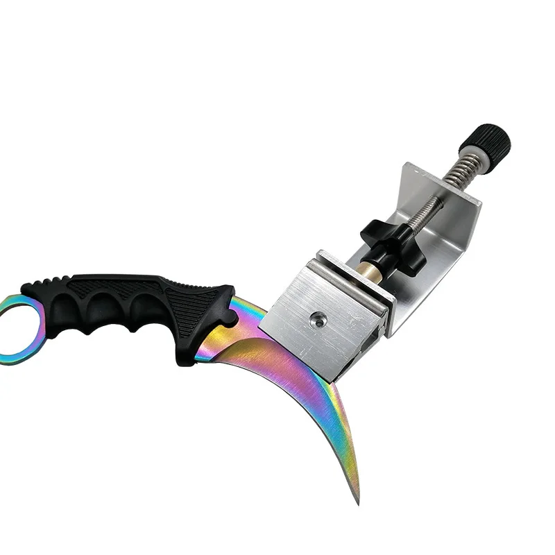 Knife Sharpener 's Knife Blade 360 Degree Flip Clip Jig Reversal Double-sided Ginding Own DIY Sharpener
Knife Sharpener 's Knife Blade 360 Degree Flip Clip Jig Reversal Double-sided Ginding Own DIY Sharpener