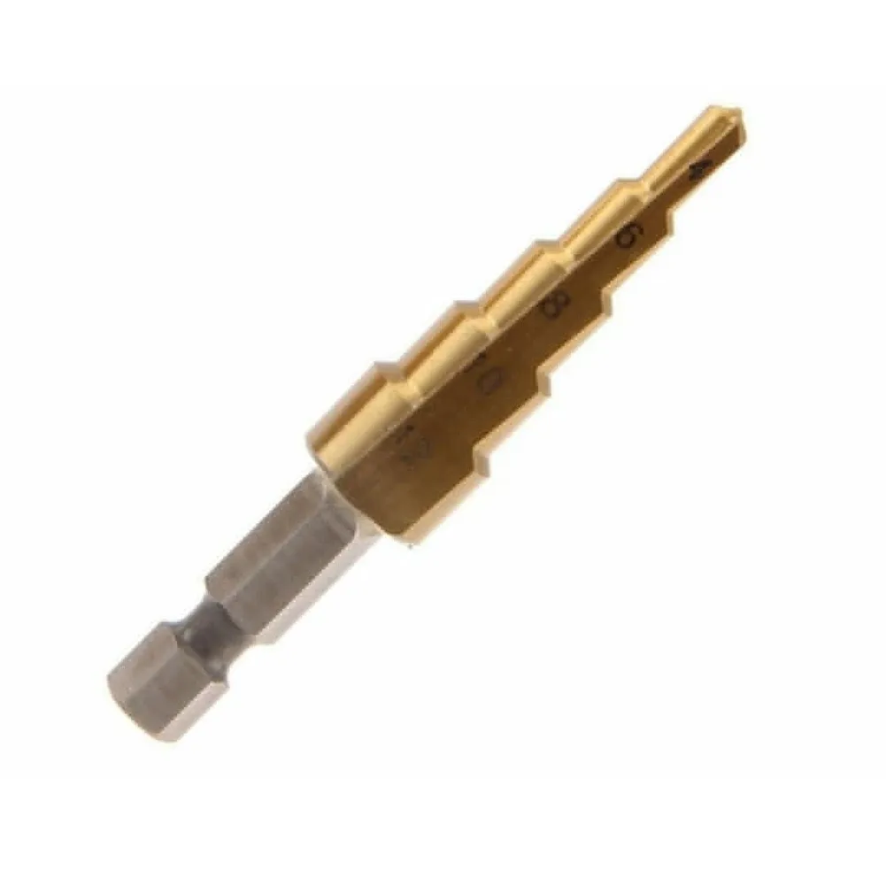 3pcs Step Drill Bit Titanium Nitride Coated Set Steel Step High Speed Steel Drill Bits 1/4Shank Wood Metal Hole Cutter
3pcs Step Drill Bit Titanium Nitride Coated Set Steel Step High Speed Steel Drill Bits 1/4Shank Wood Metal Hole Cutter