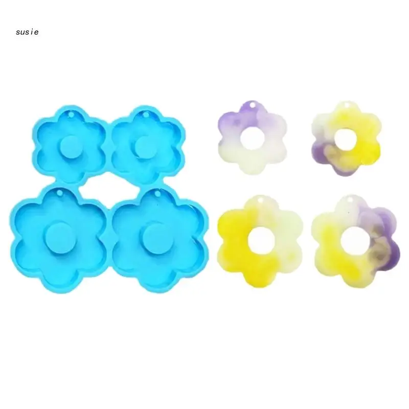 X7YA Flower Earring Silicone Resin Molds Resin Jewelry Mold for DIY Necklace Keychain
X7YA Flower Earring Silicone Resin Molds Resin Jewelry Mold for DIY Necklace Keychain