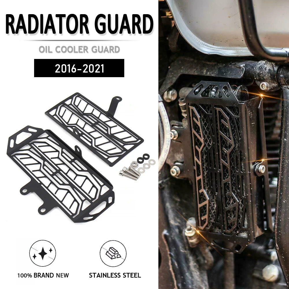 NEW Motorcycle Accessories Radiator Guard Grille Oil Cooler Cover For Enfield Himalayan 2016 - 2021 Stainless steel black
NEW Motorcycle Accessories Radiator Guard Grille Oil Cooler Cover For Enfield Himalayan 2016 - 2021 Stainless steel black