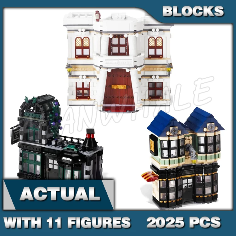2025pcs Magical World of Wizards 3 Modular Diagonal Alley Bank Store Street 16012 Building Blocks Boy Compatible With Model
2025pcs Magical World of Wizards 3 Modular Diagonal Alley Bank Store Street 16012 Building Blocks Boy Compatible With Model