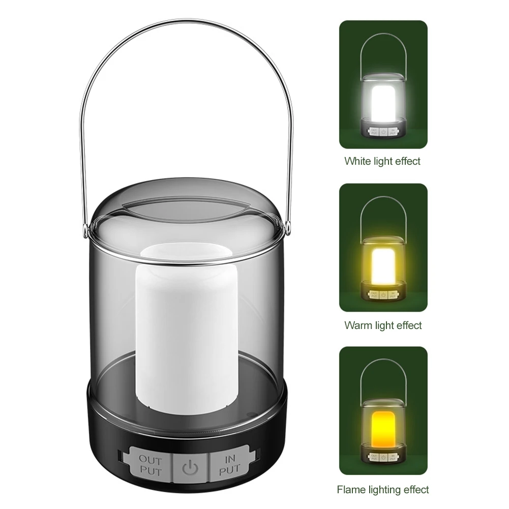 1200/2400mAh LED Outdoor Camping Light Portable Lantern Type-C Fast Charging 3 Color IPX4 Waterproof Tents Travel Fishing Lights
1200/2400mAh LED Outdoor Camping Light Portable Lantern Type-C Fast Charging 3 Color IPX4 Waterproof Tents Travel Fishing Lights