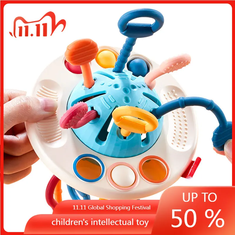 3 in 1 Montessori Pull String Developmental Baby Toys 6 12 Months Silicone Teething Toys For Babies Sensory Toys 1 2 3 Years
3 in 1 Montessori Pull String Developmental Baby Toys 6 12 Months Silicone Teething Toys For Babies Sensory Toys 1 2 3 Years