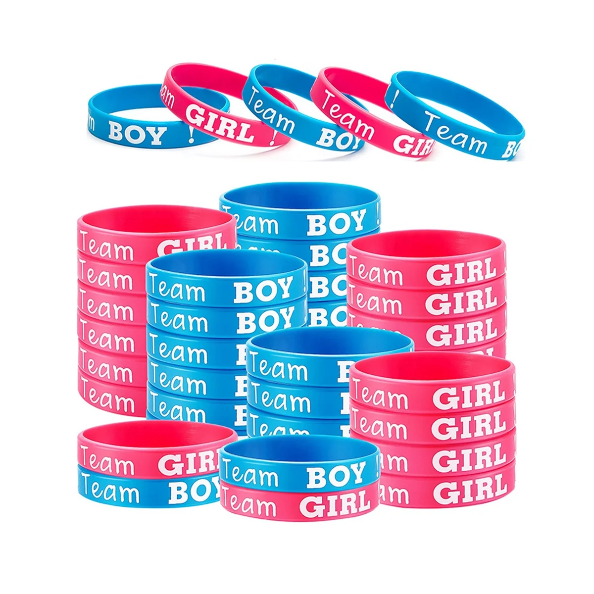 Gender Reveal Bracelets, Includes Team Boy Bracelets and Team Girls Bracelets for Gender Reveal Party (40 Pieces) A
Gender Reveal Bracelets, Includes Team Boy Bracelets and Team Girls Bracelets for Gender Reveal Party (40 Pieces) A