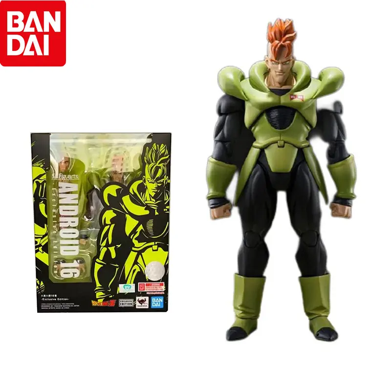 Original Bandai SHF Dragon Ball Series ANDROID 16 Exclusive Edition SDCC Limited Anime Action Figure 17.5cm PVC Model Collection
Original Bandai SHF Dragon Ball Series ANDROID 16 Exclusive Edition SDCC Limited Anime Action Figure 17.5cm PVC Model Collection