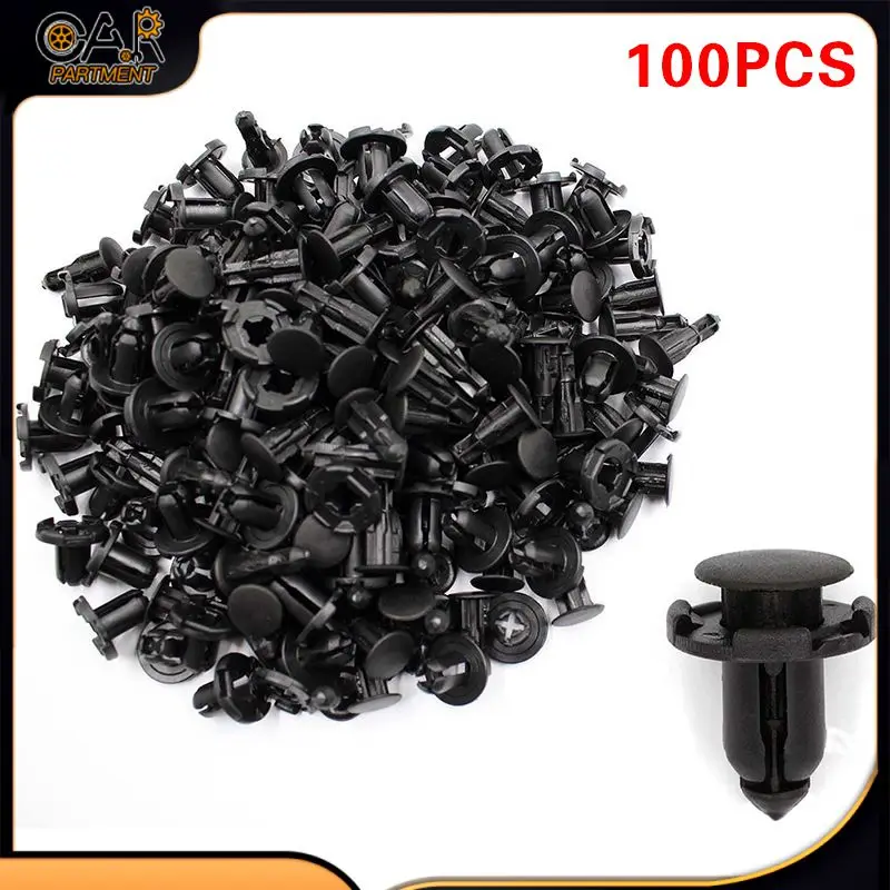 Black Mini 100Pcs for Nissan MudGuard Liner Fastener Rivet Push Clips Retainer 8mm Hole Dirtboard Bumper Buckle
Black Mini 100Pcs for Nissan MudGuard Liner Fastener Rivet Push Clips Retainer 8mm Hole Dirtboard Bumper Buckle