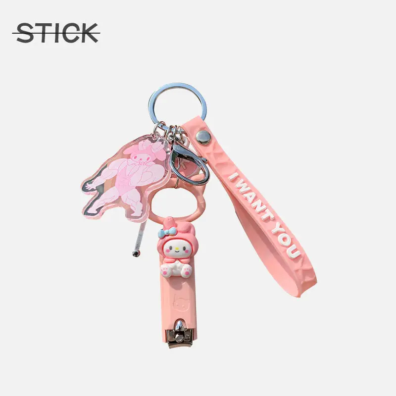 Sanrio Nail Clippers Hellokitty Mymelody Kuromi Cinnamoroll Keychain School Bag Pendant Keychain Creative Cartoon Nail Clippers
Sanrio Nail Clippers Hellokitty Mymelody Kuromi Cinnamoroll Keychain School Bag Pendant Keychain Creative Cartoon Nail Clippers