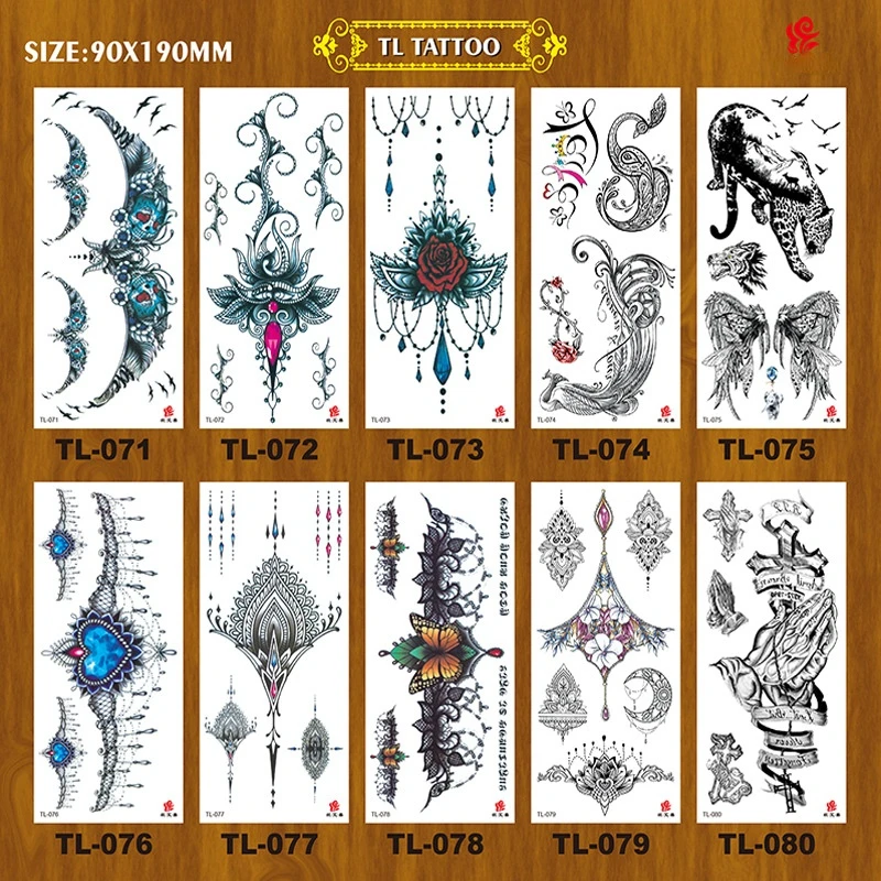 Temporary Tattoos Painted Flower Wolf Fox Animal Arm Body Art Waterproof Stickers Personality Decoration Men Women Fake Tattoo
Temporary Tattoos Painted Flower Wolf Fox Animal Arm Body Art Waterproof Stickers Personality Decoration Men Women Fake Tattoo