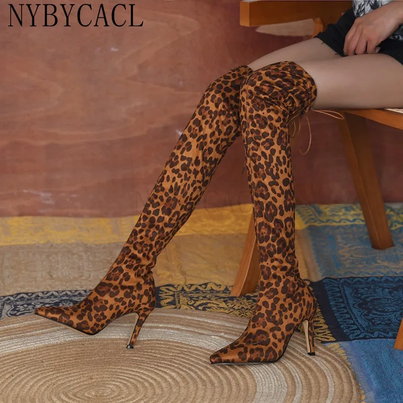 Women's suede leopard print boots women shoes over the knee plus cotton winter riding boots high heels large size women's boots
Women's suede leopard print boots women shoes over the knee plus cotton winter riding boots high heels large size women's boots