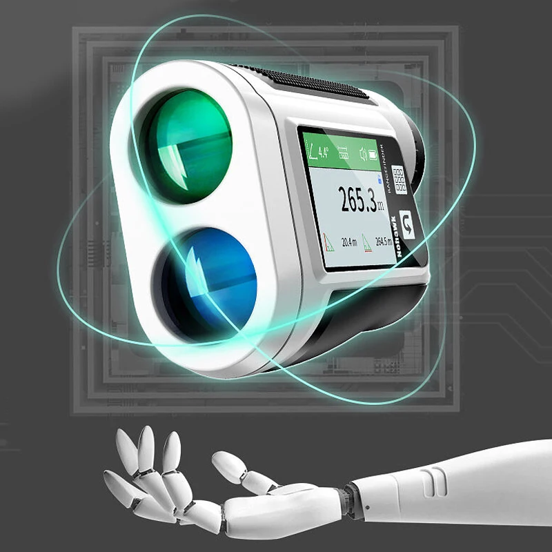 Golf Distance Meter Telescope Laser Rangefinder For Hunting Laser with Side LCD Screen Flag Lock Speed Height Measuring Tool
Golf Distance Meter Telescope Laser Rangefinder For Hunting Laser with Side LCD Screen Flag Lock Speed Height Measuring Tool