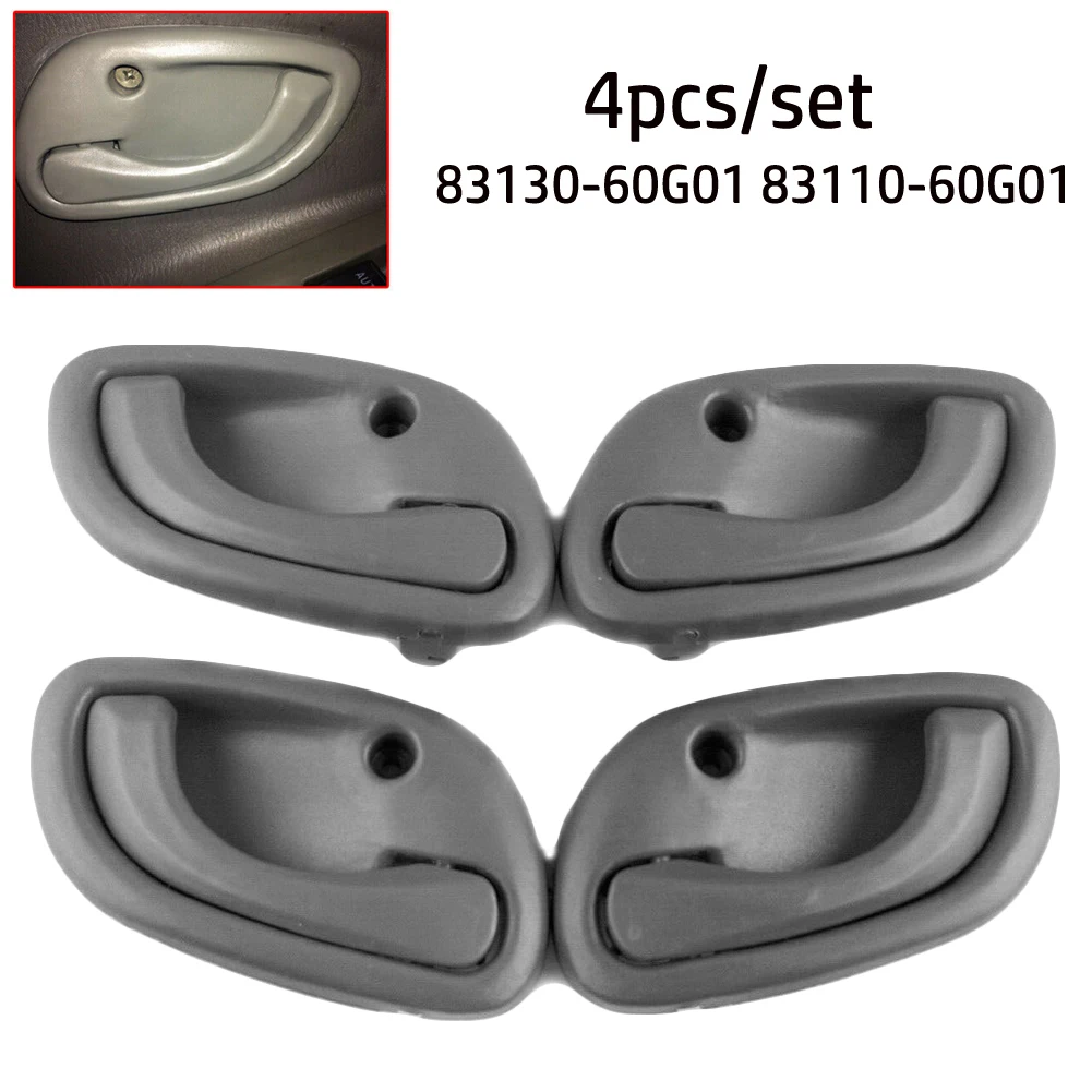 For Suzuki Interior Door Handles Handle Inside Door Left Right 4PCS For Baleno 1998-2001 Automobile Accessories
For Suzuki Interior Door Handles Handle Inside Door Left Right 4PCS For Baleno 1998-2001 Automobile Accessories