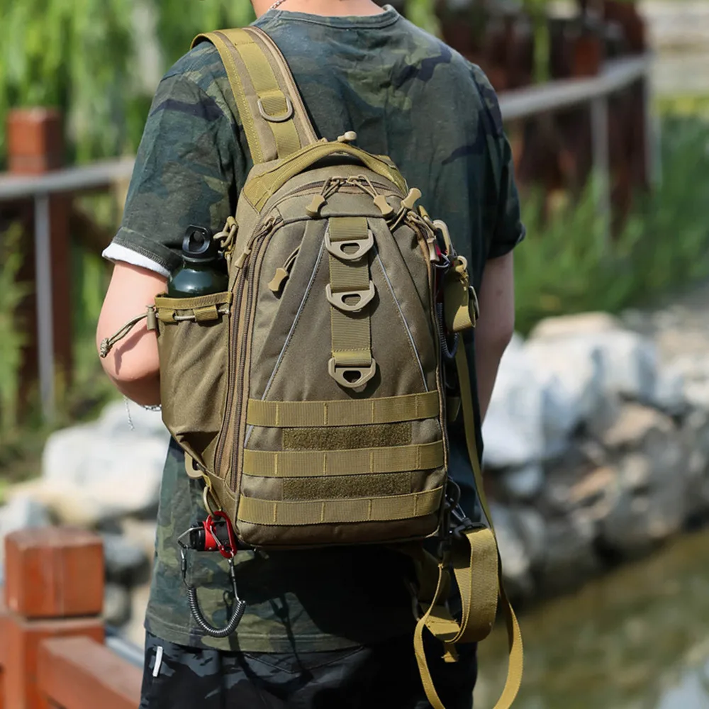 Multifunctional Fishing Bag Folding Shoulder Chest Bag Big CapacOutdoor Fishing Tackle Backpack Tackle Storage Travel Carry Bags 
Multifunctional Fishing Bag Folding Shoulder Chest Bag Big CapacOutdoor Fishing Tackle Backpack Tackle Storage Travel Carry Bags