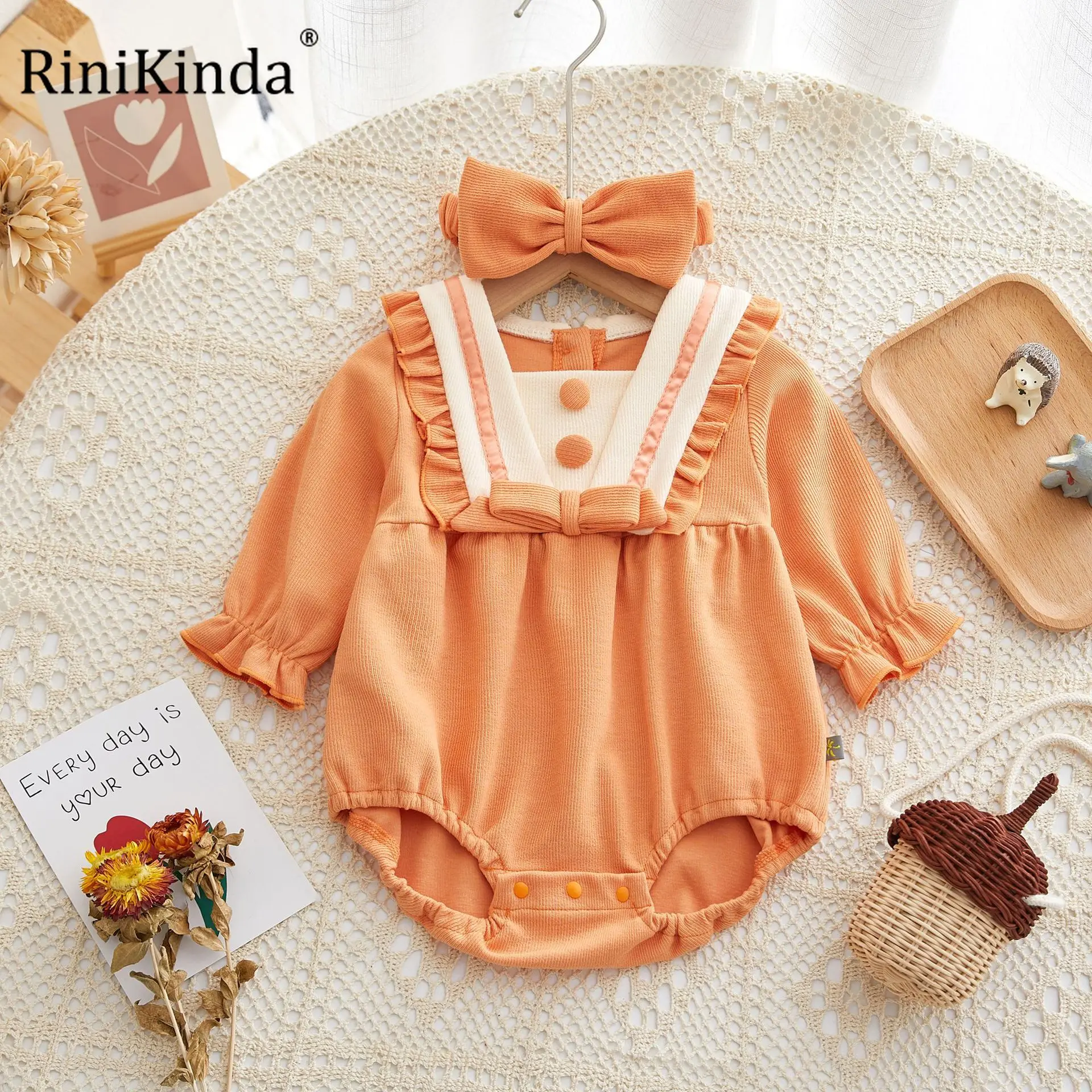 RiniKinda Baby Girl Rompers Long Sleeve Romper Jumpsuits Summer One-piece New Fashion Newborn Baby Girl Clothes
RiniKinda Baby Girl Rompers Long Sleeve Romper Jumpsuits Summer One-piece New Fashion Newborn Baby Girl Clothes