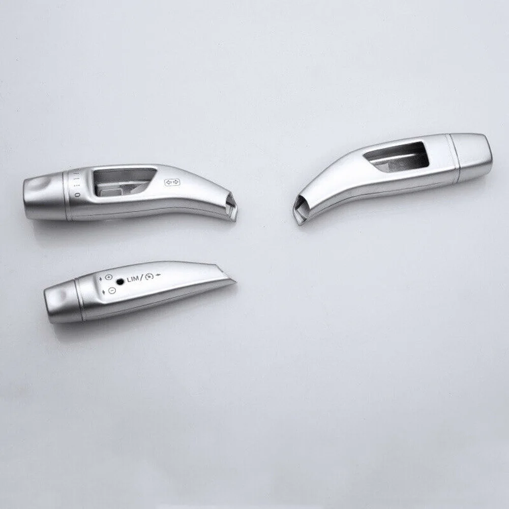 Decorations Shift Lever Cover 3 Pcs ABS Silver Car Chrome Shift Lever Cover Cruise Cover Cruise Trim For CLA GLC C E S Class
Decorations Shift Lever Cover 3 Pcs ABS Silver Car Chrome Shift Lever Cover Cruise Cover Cruise Trim For CLA GLC C E S Class