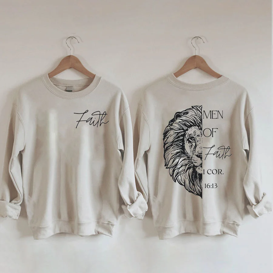 2023 New Trend Jesus Sweatshirt Fashion Shirt with Saying Men of Faith I Cor Couple Workout Aduit Funny Sweatshirt
2023 New Trend Jesus Sweatshirt Fashion Shirt with Saying Men of Faith I Cor Couple Workout Aduit Funny Sweatshirt