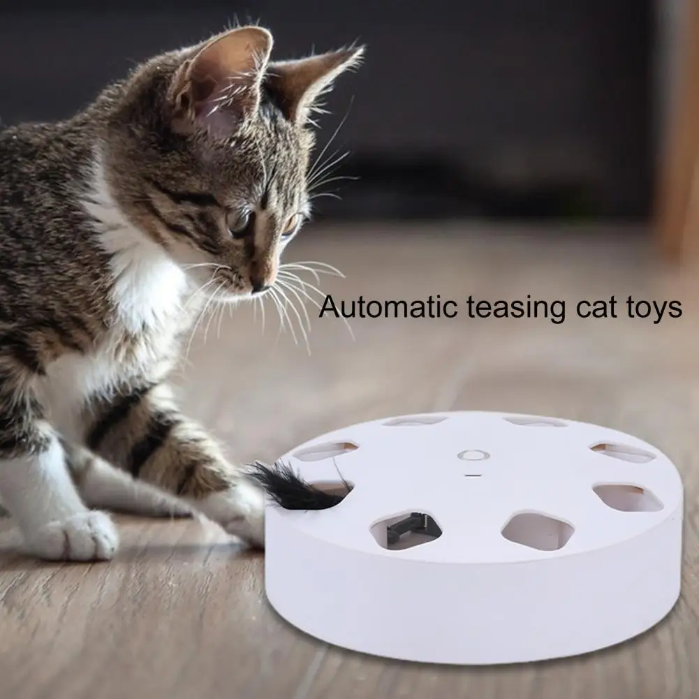 Cat Interactive Toy Attractive Replaceable Feather ABS Electric Pet Cat Smart Entertainment Toy Pet Supplies
Cat Interactive Toy Attractive Replaceable Feather ABS Electric Pet Cat Smart Entertainment Toy Pet Supplies