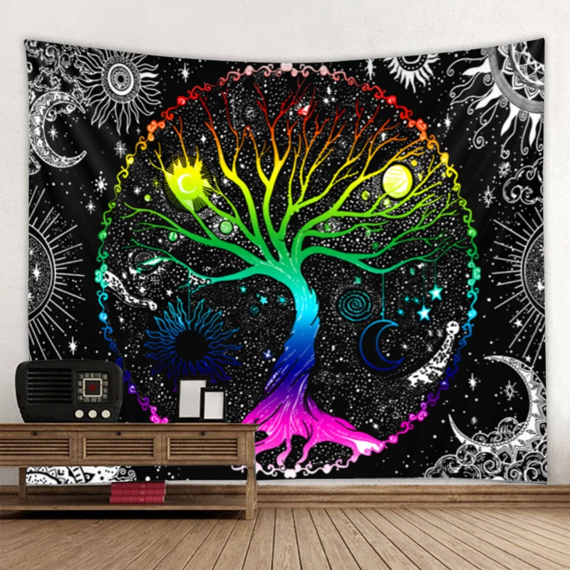 Tapestry Art Deco Blanket Curtain Hanging Home Bedroom Living Room Decoration Tree of Life
Tapestry Art Deco Blanket Curtain Hanging Home Bedroom Living Room Decoration Tree of Life