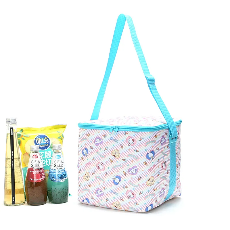 Sanrio, аниме изоляционные пакеты Hello Kitty, клейкие пакеты Cinnamoroll Kawaii, водонепроницаемые портативные сумки для пикника 
Sanrio, аниме изоляционные пакеты Hello Kitty, клейкие пакеты Cinnamoroll Kawaii, водонепроницаемые портативные сумки для пикника