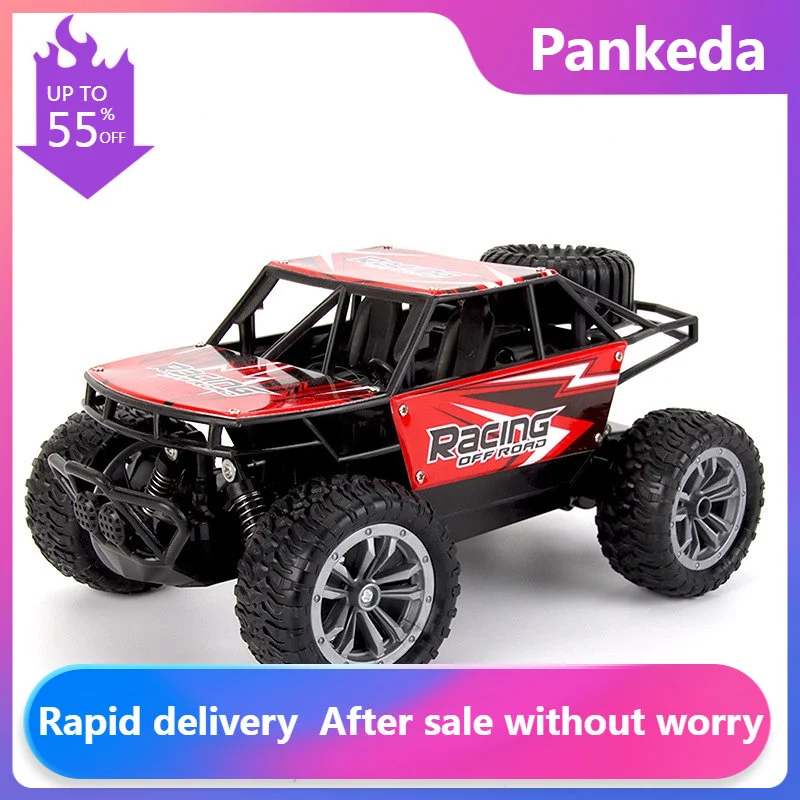 1:18 2.4G Alloy 4WD High Speed Off-road Remote Control Car RC Car Toys High Speed Drift Speed 15km/h Toys for Boys and Girls
1:18 2.4G Alloy 4WD High Speed Off-road Remote Control Car RC Car Toys High Speed Drift Speed 15km/h Toys for Boys and Girls