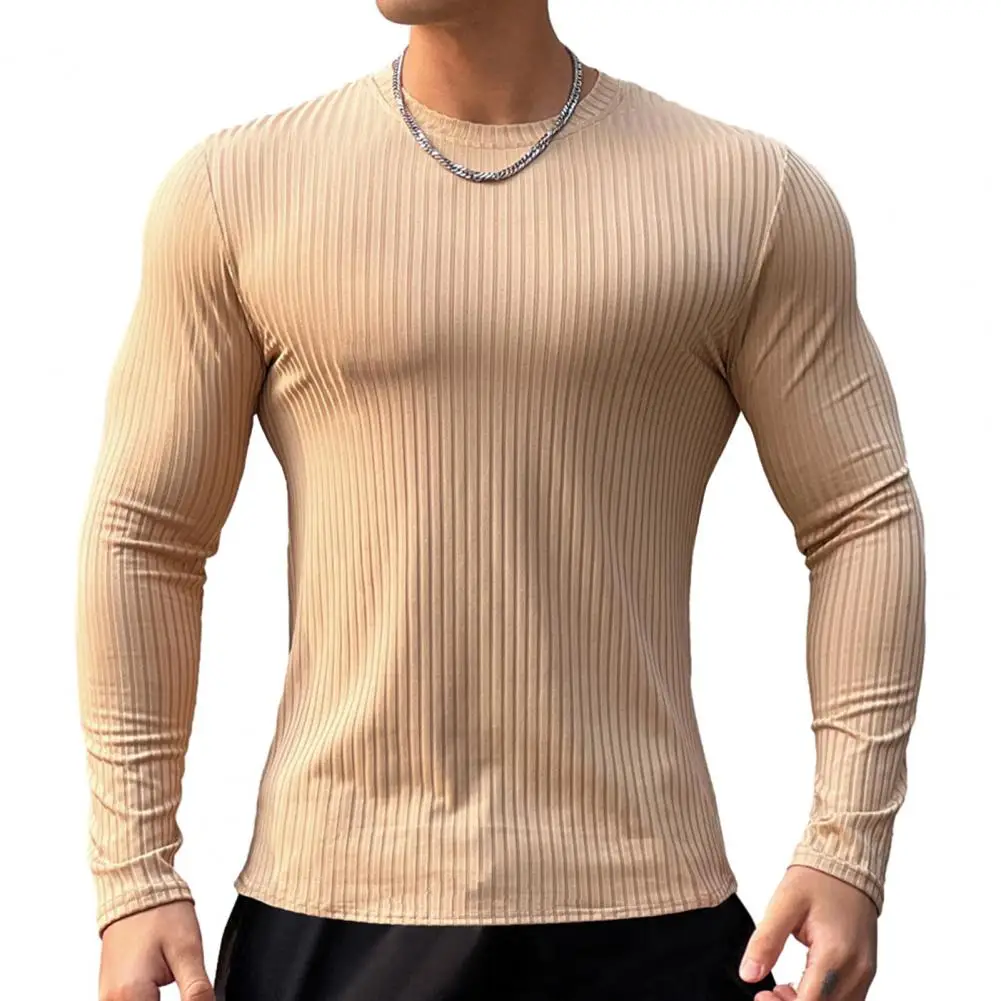 Men Cotton Tops Quick Drying Ribbed Gym Fitness T-shirt Men's Solid Color Long Sleeve Bottoming Tops For Autumn Winter Sports
Men Cotton Tops Quick Drying Ribbed Gym Fitness T-shirt Men's Solid Color Long Sleeve Bottoming Tops For Autumn Winter Sports