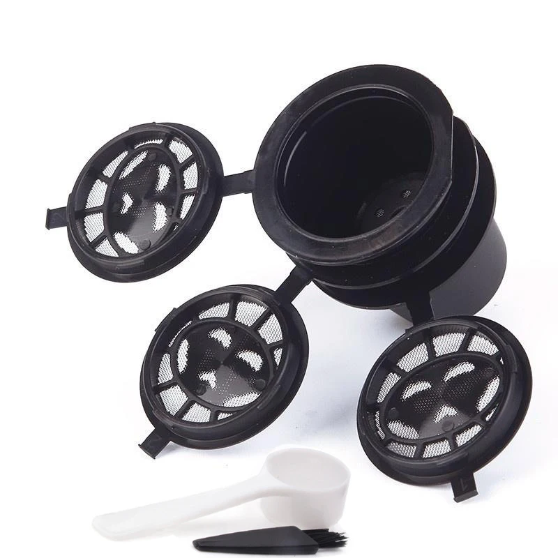5x Filter Reusable Coffee Capsules Pods +Spoon For Nespresso Machine Coffee Capsule Cup Reusable Coffee Capsule Spoon Brush
5x Filter Reusable Coffee Capsules Pods +Spoon For Nespresso Machine Coffee Capsule Cup Reusable Coffee Capsule Spoon Brush