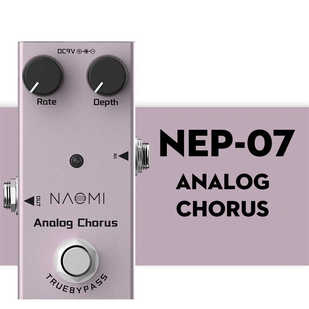 Guitar Pedal Electric Guitar Effects Pedal ANALOG CHORUS Mini Single DC 9V NEP-07 Guitar Accessories
Guitar Pedal Electric Guitar Effects Pedal ANALOG CHORUS Mini Single DC 9V NEP-07 Guitar Accessories