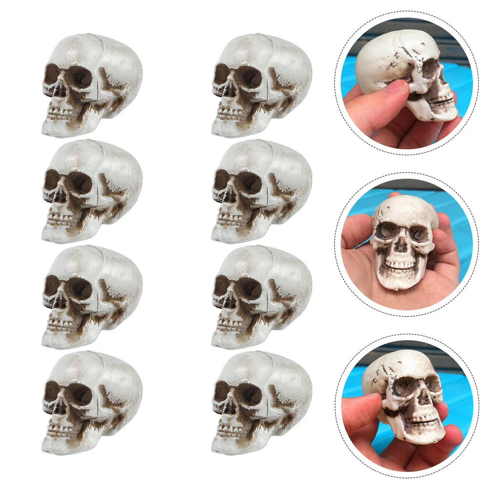 

Mini Halloween Scary Props Small Skulls Tiny Skull Model Fake Skull Decor for Party Creative Decor Crafts Decorative