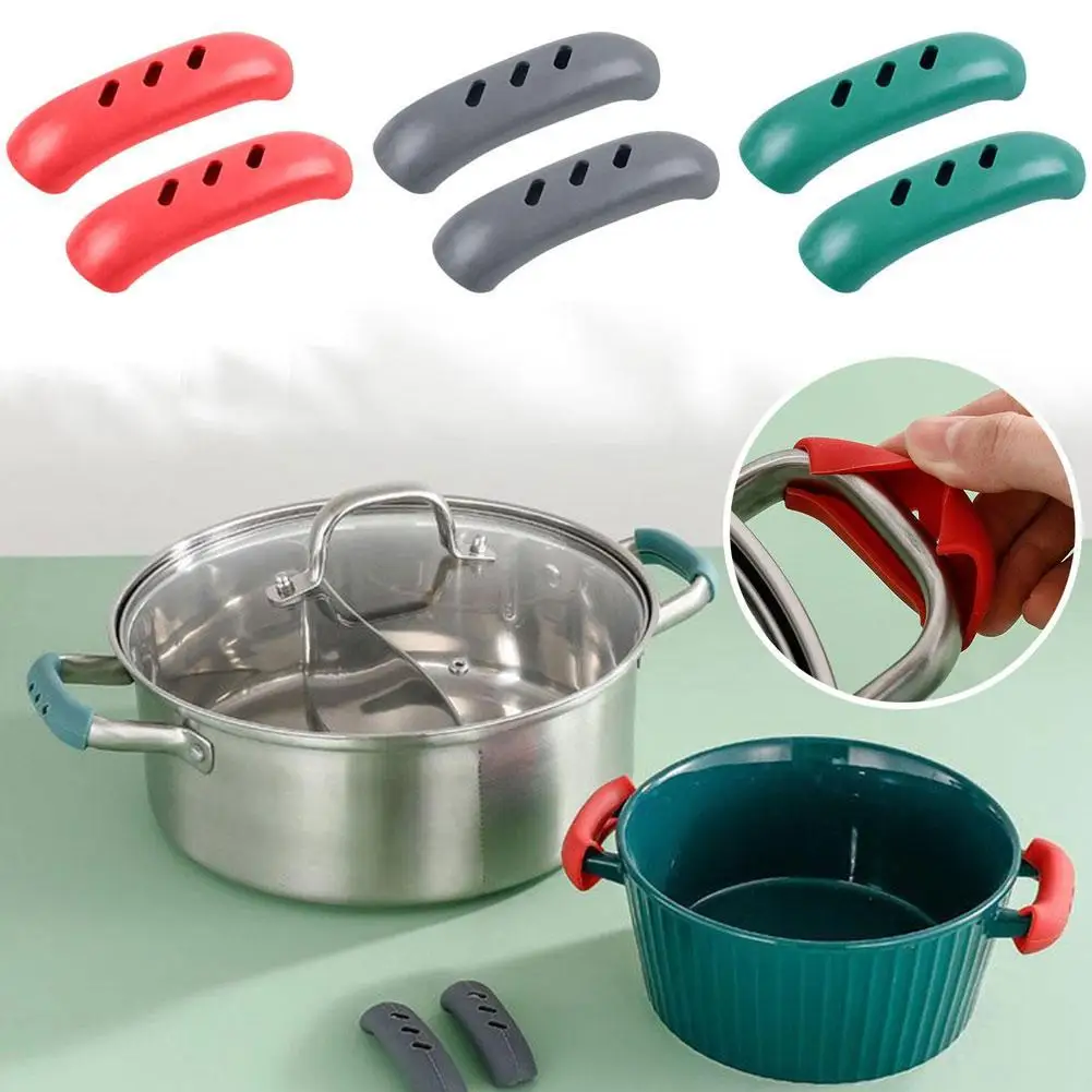 1 Pair Of Silicone Handles Pot Handle Cover Anti Scalding Non Slip Silicone Heat Insulation Handle Cover Home Kitchen Accessory
1 Pair Of Silicone Handles Pot Handle Cover Anti Scalding Non Slip Silicone Heat Insulation Handle Cover Home Kitchen Accessory