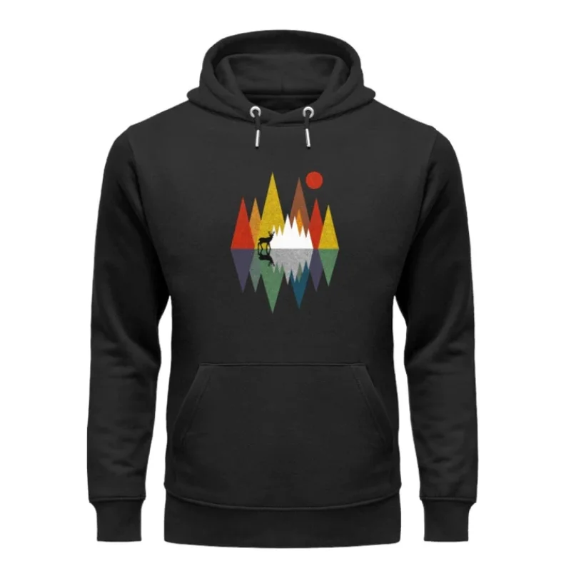 DEER IN FOREST GEOMETRIC hoodie autumn and winter new men and women general loose couple tops
DEER IN FOREST GEOMETRIC hoodie autumn and winter new men and women general loose couple tops