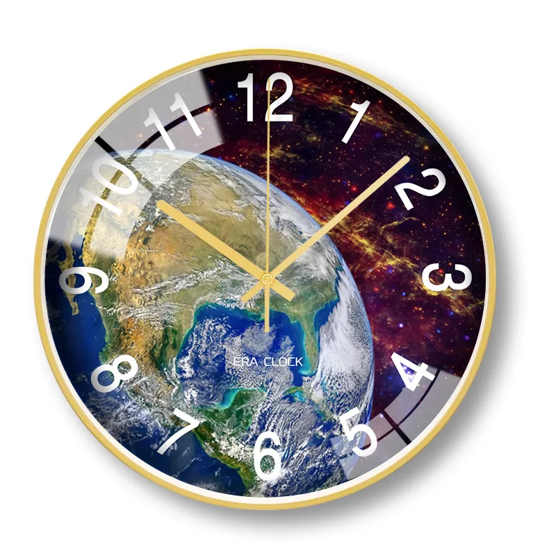 Modern Wall Clock Metal Luxury Gold Silent Kitchen Clock Creative Earth Wall Watch Home Decor Horloge Murale Gift
Modern Wall Clock Metal Luxury Gold Silent Kitchen Clock Creative Earth Wall Watch Home Decor Horloge Murale Gift